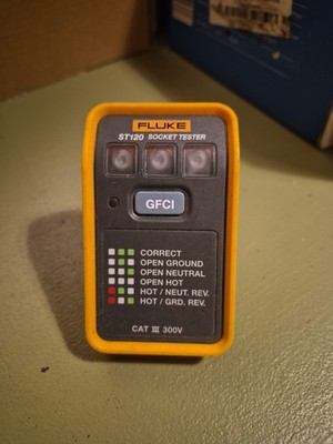 Fluke ST120 GFCI Socket Tester. Used Great Condition, Used One Time