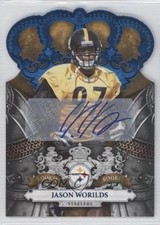 2010 Panini Crown Royale Blue Signatures 32/50 Jason Worilds #143 Auto 9ft