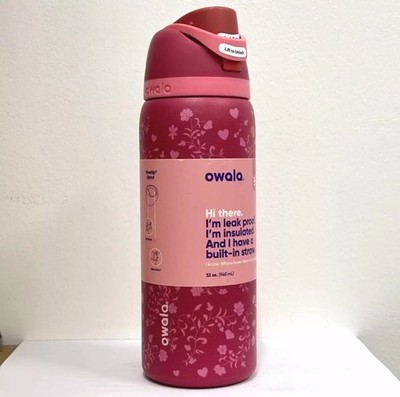 Owala FreeSip Water Bottle Love Letter Special Edition RED 32OZ - 2026