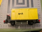 Vintage 1980 Geobra Playmobil Yellow Box Car