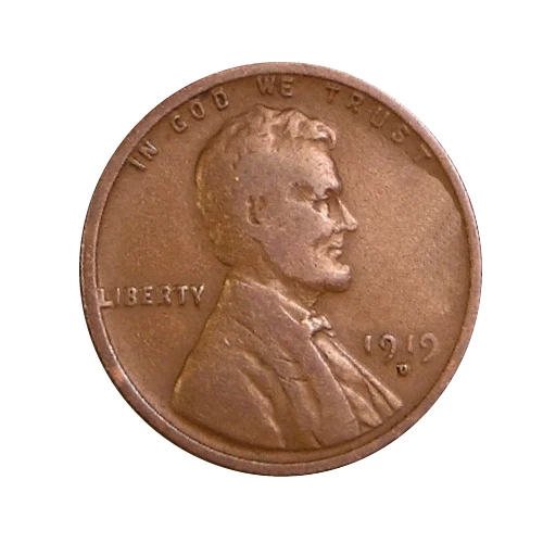 1919-D Lincoln Wheat Penny Cent - G/VG Good or Better Very Nice