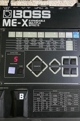 マルチエフェクター BOSS ME-X Expandable effects BOSS ME-X Expandable Multiple Effects With Manual , Power , Cables