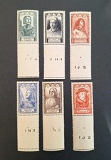 France 1946 Nos YT 765 À 770 6 Timbres Neufs ** avec Bord De Feuille