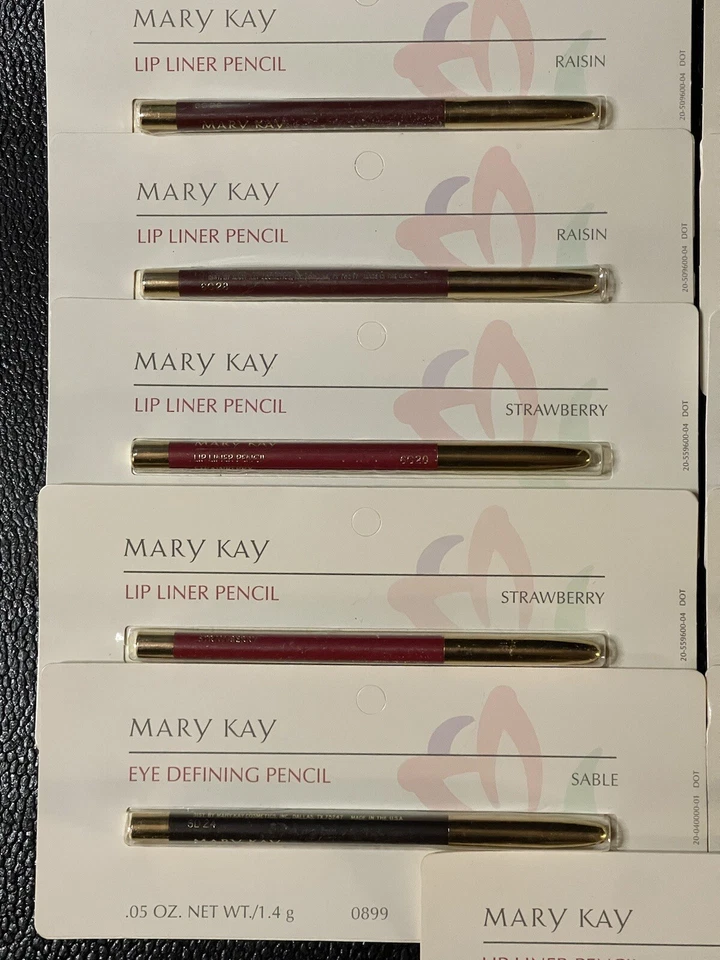 Mary Kay Signature Lot Of 11 Eye Defining Lip Liner Pencil .05oz Mixed Lot Rares - Image 4 of 4