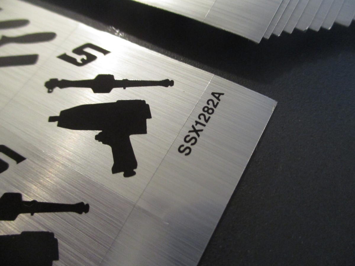 Snap On Vintage Tool Box Cabinet Stickers - Decal SSX1282A