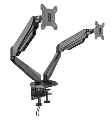 Vision Mounts - VM-GM224U - V-mounts Height Adjustable Dual Monitor Stand