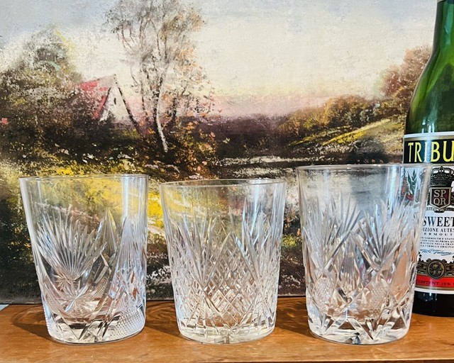 Waterford Crystal Marquis Old Fashioned Glasses Set of 3 Waterford Crystal Marquis Old Fashioned Glasses Set of 3