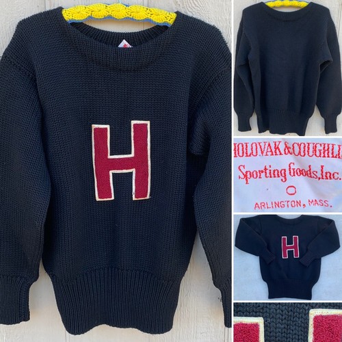 Harvard) Letterman Sweater old | eBay