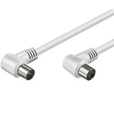 Oem Cavo Antenna TV M/F 5 mt angolato 90°