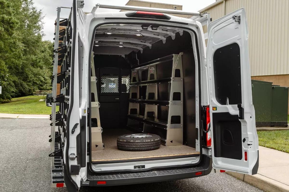 Express Econoline Van Shelving Glazier Glass Transport Shelf Rack Storage Unit