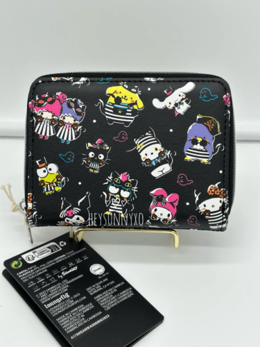 Portafoglio Halloween Loungefly Hello Kitty and Friends nuovo con etichette - Foto 1 di 3