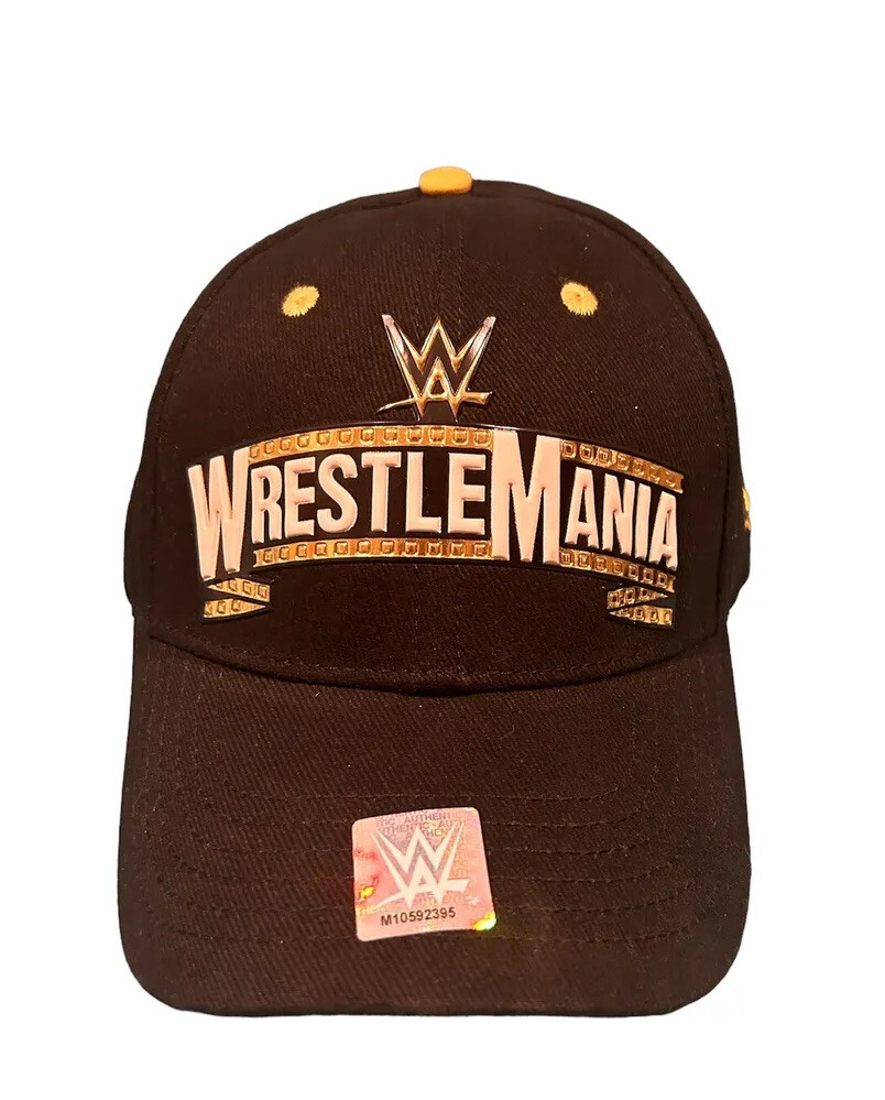 WWE WRESTLEMANIA 39 April 2023 HAT LA Hollywood Los Angeles Black Rare  Brand New