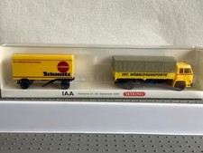 ✅Wiking 849 06 1:87 Büssing BS 16L Lastzug Möbeltransporte (EI285-12R9/3/8)