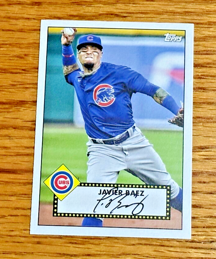 JAVIER BAEZ 2021 Topps Series 1 #T52-4 '52 Redux | eBay