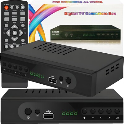 NEU FULL HD DVB-T2 Receiver TV DVB-T SCART HDMI USB HEVC H.265 TV Fernseher Reto