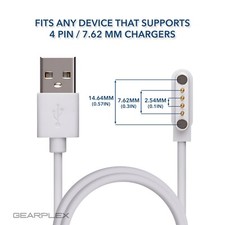 USB CHARGING DATA CABLE SKYCADDIE CALLAWAY GPS WATCH GOLF CHARGER 2 PACK 7.62 MM