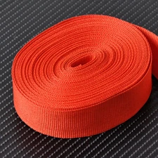 Red 10 Yards Nylon Webbing Strap 1inch Width Camping Climbing Harnesses Belts 25