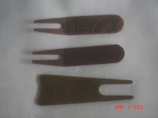 LOT 3 Vtg. BRASS GOLF DIVOT REPAIR TOOLS Wildfire/Dove Valley Ranch/Aliso Viejo