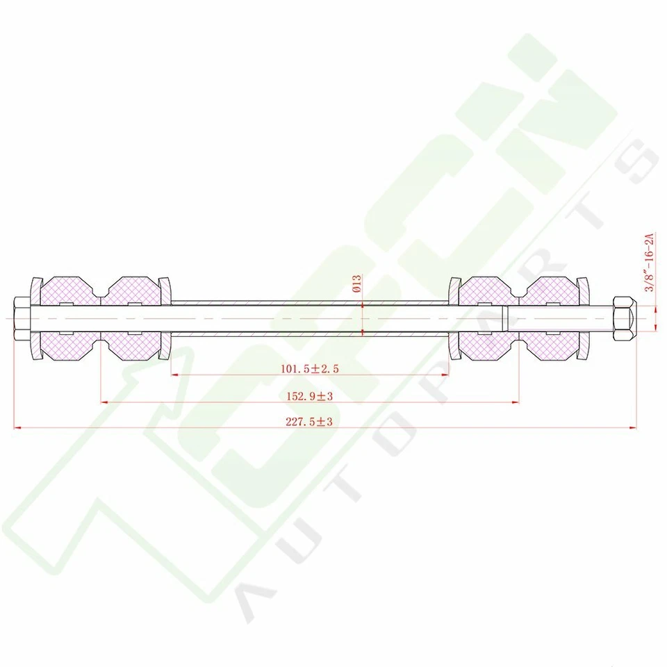 9x Pitman Idler Arms Sway Bar Fits 2001-03 04 05 2006 Chevrolet Silverado 3500 Foto 4 de 4
