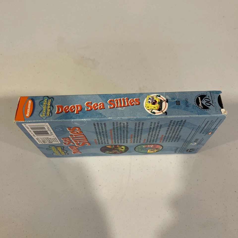 Nickelodeon VHS SpongeBob SquarePants Deepsea Sillies - Image 4 of 4