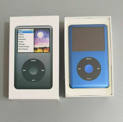 Apple iPod classic 7. Generation Blau Schwarz 1TB MP3 PLAYER - HÄNDLER GARANTIE