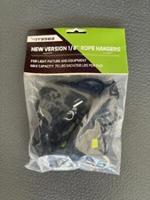 VIVOSUN 1-Pair 1/8 Inch 8-Feet Long Adjustable Heavy Duty Rope Clip Hanger