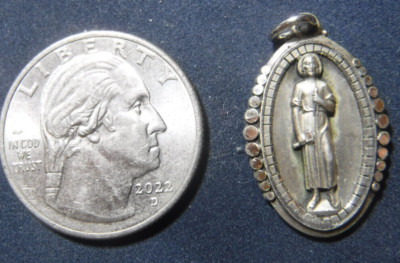 St Joseph The Worker Sterling Silver Medal