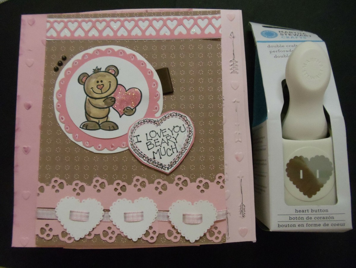 マーサ・スチュワート ダブルクラフト lace scallop heart マーサ・スチュワート ダブルクラフト lace scallop heart