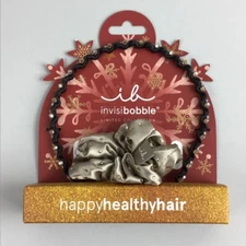 Invisibobble Winterful Life Beaded Headband and Sparkle Scrunchie Gift Set