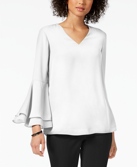 alfani bell sleeve top