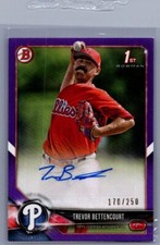 2018 Bowman #PA-TB Trevor Bettencourt Prospect Autographs /250