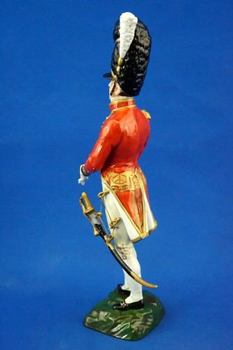 Capodimonte Italy Porcelain figurine napoleonic soldier Scots Guards 1800 19th - Picture 4 of 24