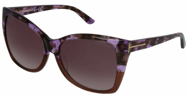 Tom Ford Carli Tf295 55z Donna Oversize Occhiali da sole Occhi di Gatto  Viola | Acquisti Online su eBay