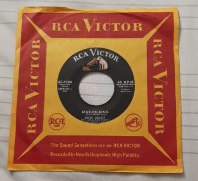 Gogi Grant 45 Strange Are the Ways of Love / Marjolaina RCA Victor 