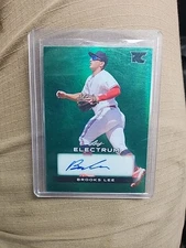 2024 Leaf Electrum BROOKS LEE RC Auto /15 Green #BA-BLI Rookie Twins SP
