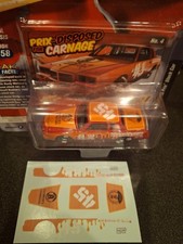 CUSTOM 1/64 HO SLOT CAR  DECAL- #45 GRAND PRIX DEMOLITION DERBY 