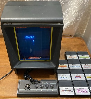 VECTREX ARCADE SYSTEM HP 3000 VIDEO GAME CONSOLE WITH 11 GAMES AND