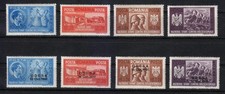 Romania MNH 1941 Mi 706-715 Sc B170-B173, B175-B178 Nazi and Romanian at WW2 **