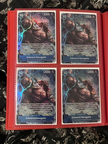 One Piece TCG Edward Newgate OP08-043 Alt Art pack fresh in Hand