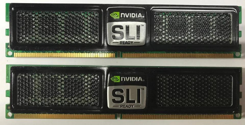OCZ SLI Ready EPP 2GB (2x1GB) DDR2 OCZ2N800SR2GK PC2 6400 4-4-4-12 Dual CH#R2719 - Bild 2 von 2
