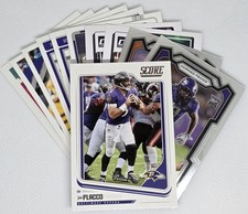 Baltimore Ravens 11 Card Lot Joe Flacco RC Inserts Prizm NFL FREE SHIP