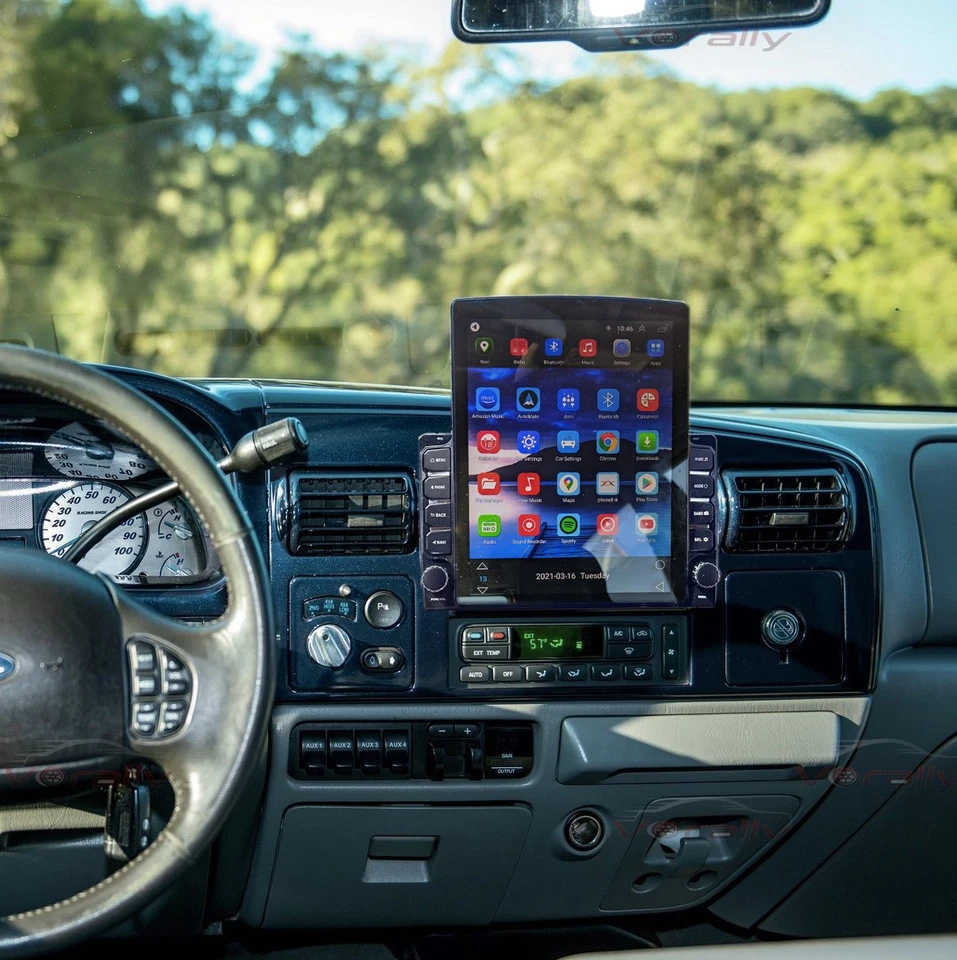 PARA FORD F250 F350 2005-2007 APPLE CARPLAY ANDROID 13 COCHE ESTÉREO RADIO GPS NAVEGACIÓN Foto 3 de 4