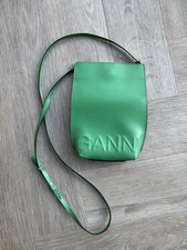 GANNI Banner Small Crossbody Bag Green (Read Description)