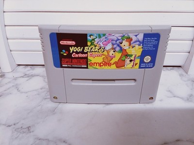 SNES SPIEL YOGI BEAR'S CARTOON CAPERS - SUPER NINTENDO SPIEL - ORIGINAL
