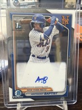 Anthony Baptist Bowman Chrome 2024 Auto