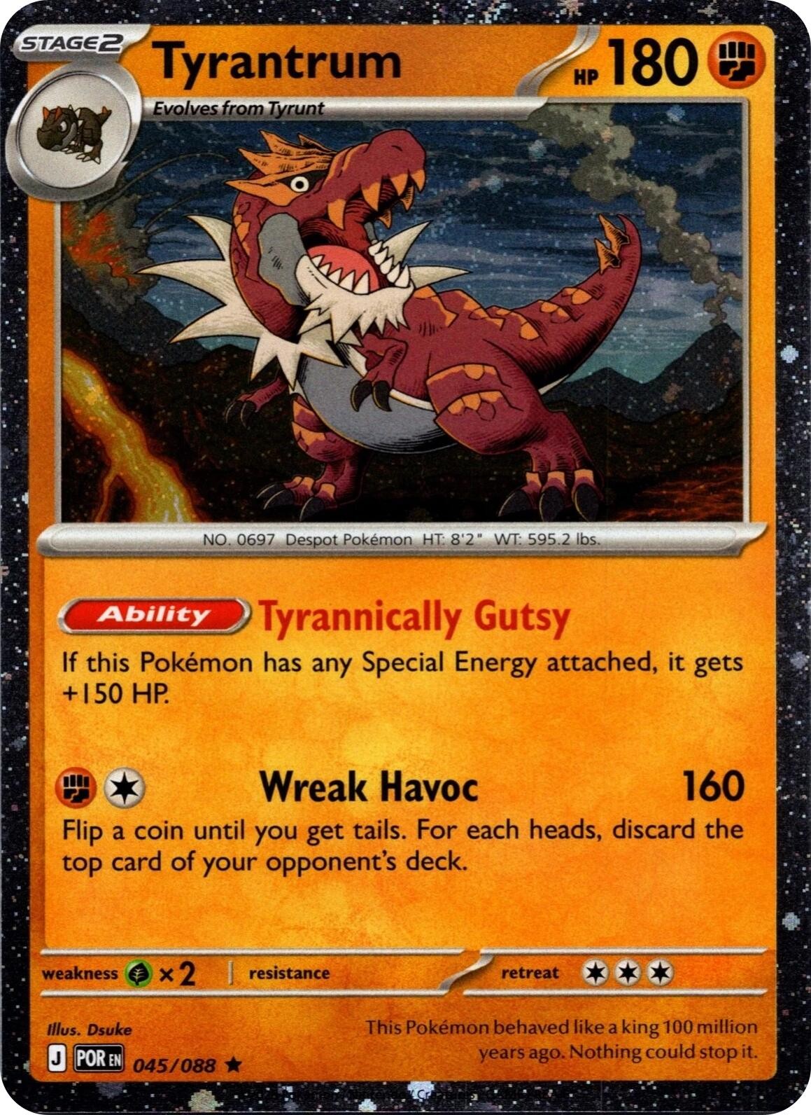 Tyrantrum (Cosmos Holo) Holofoil [BLE - 045/088]