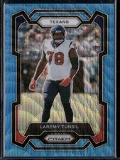 2023 Panini Prizm Laremy Tunsil Blue Wave Prizm /199 #122 Houston Texans