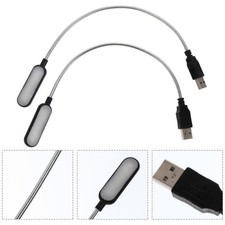 2 Pcs Usb Laptop Reading Lamp Mini Tubing Computer Lamp