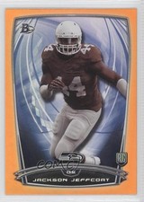 2014 Bowman Rookies Orange Foil 52/299 Jackson Jeffcoat #87 0l2