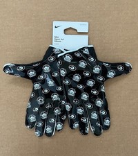 Sz 2XL Men- Nike Vapor Jet Georgia Bulldogs PE Team Issued Football Gloves Black